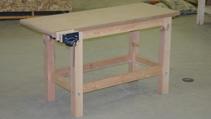 Still don't have a workbench? This plan is easy ...