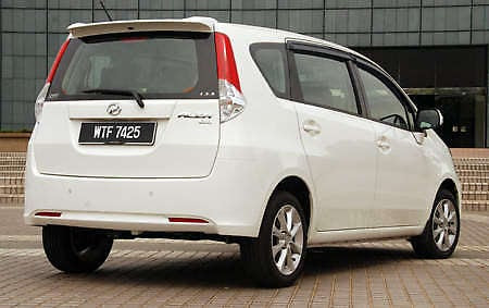 perodua alza rear