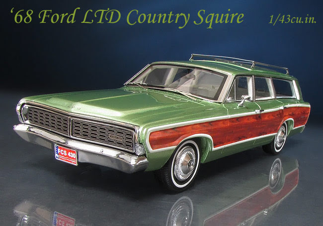 ステーションワゴンと言えばグリーン Kess 68 Ford Ltd Country Squire 1 43cu In