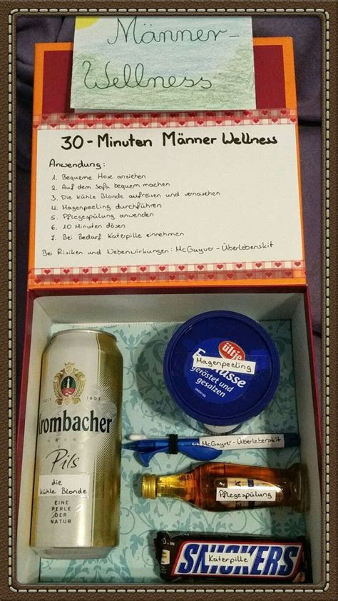 Es gibt unendlich viele ideen, wie man ein geldgeschenk mit dem gewissen etwas verpacken kann. MÃ¤nner Wellness Vatertagsgeschenk - #homme #MÃ¤nn... - #