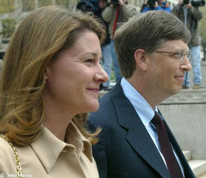 bill gates wife. Melinda French amp; Bill Gates