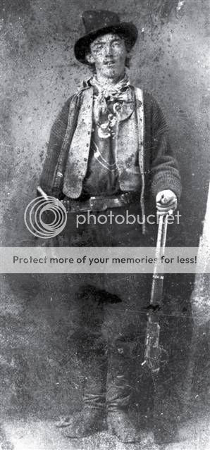 billy the kid dead photo. tattoo hair shot Billy the Kid
