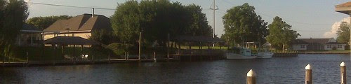 Shrimp boat at home