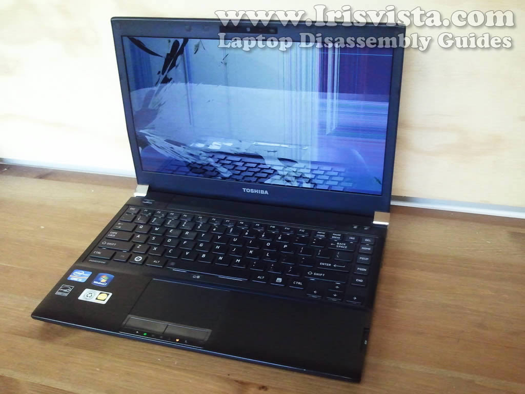 Replacing damaged screen on Toshiba Portege R835 or R830.