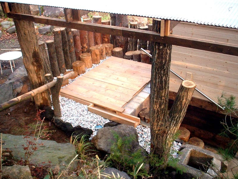 露天風呂ができるまで 1