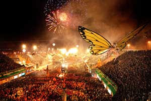 Boi Manaus no Sambódromo da capital. (Foto: Divulgação)
