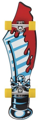 Santa Cruz Skate Slasher Sword Cruzer Skateboard Deck 9 4 x 32 5 Inch