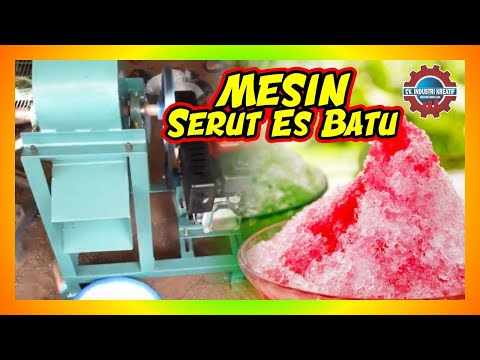 VIDEO : mesin serut es / penghancur es batu - cv. indsutri kreatif jl. madiun - ponorogo km 10, selatan puskesmas geger 300 m, kec. geger, kab. madiun, jawa timur yunus ...
