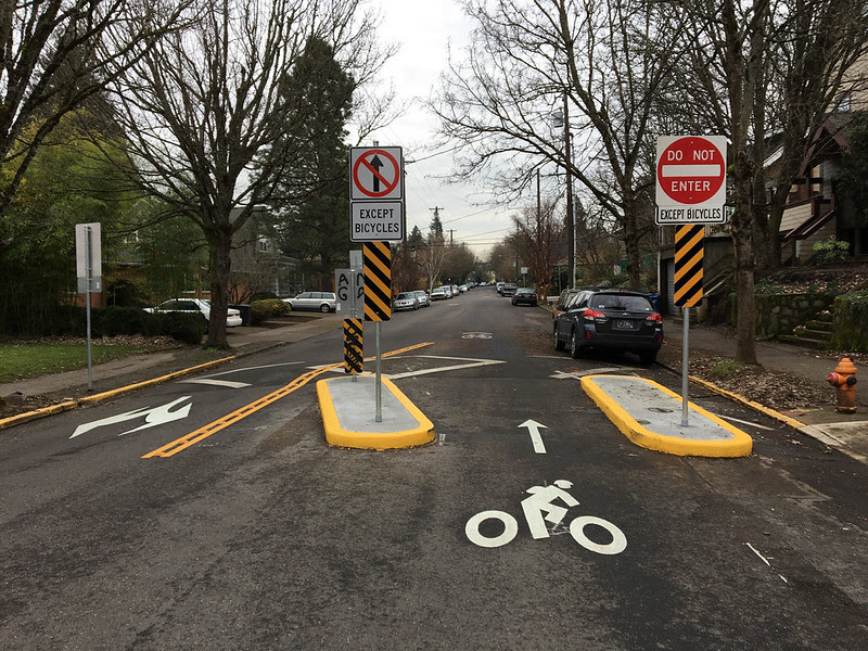 new permanent traffic diverter on SE Clinton at 32nd-3.jpg