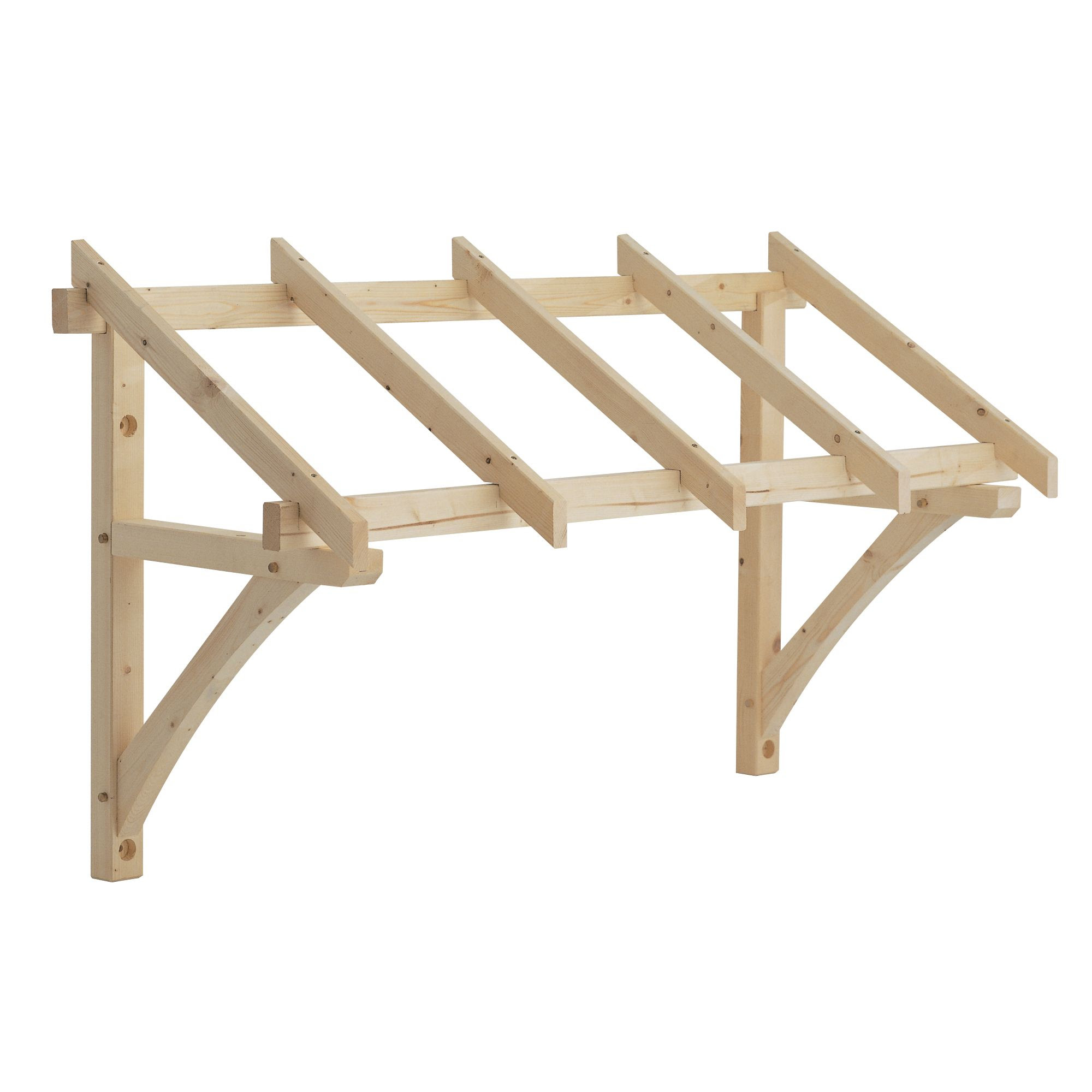 Richard Burbidge Pine Porch Canopy (H)605mm (W)1736mm (D ...