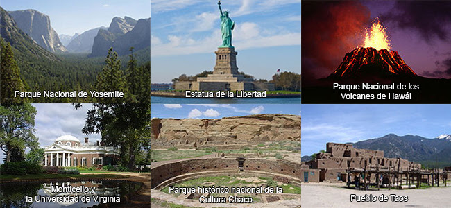 Lugares Patrimonio de la Humanidad en Estados Unidos (3/4)