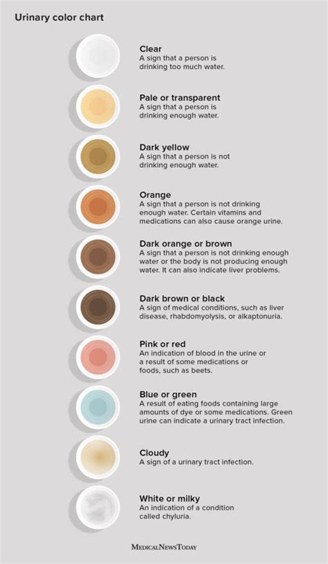  urine color chart healthy colors and when to seek help color of urine
