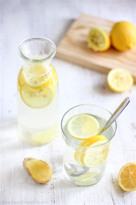 body cleansing lemon ginger water recipe happy foods tube