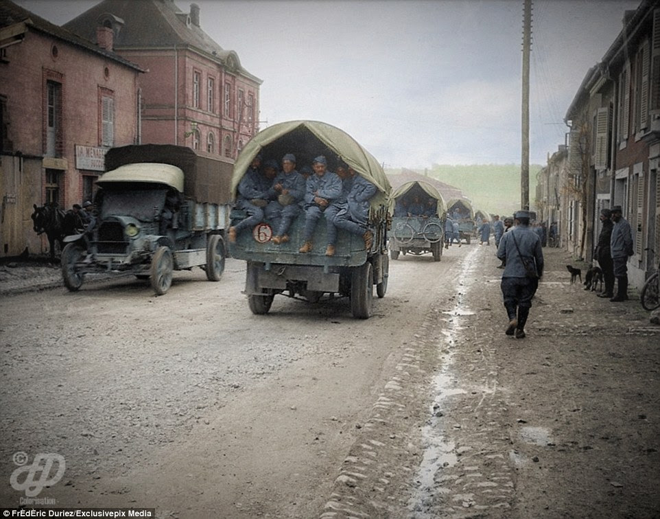 The village of Souilly is crossed by La Voie Sacrée ('Sacred Way') which is a road that connects Bar-le-Duc to Verdun in France. The road was called 'La Route' at the time of the war, and was the main road supply artery used by the French Army