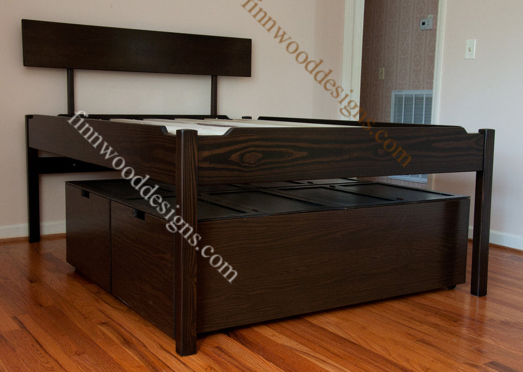 tall bed frame king