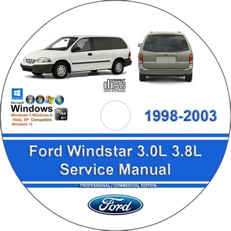 PDF Ford Windstar 1999 To 2003 Factory Service Shop Repair Manual