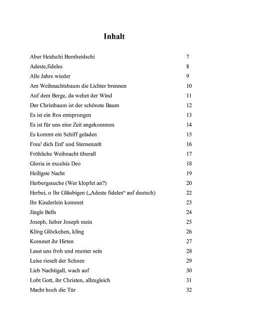 Weihnachtslieder: Noten, Akkorde, Texte und Midi
