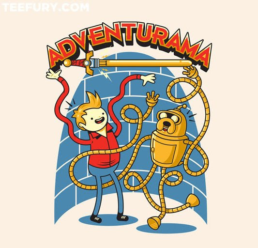  Futurama Adventure Time It's Adventur-ama Time shirt