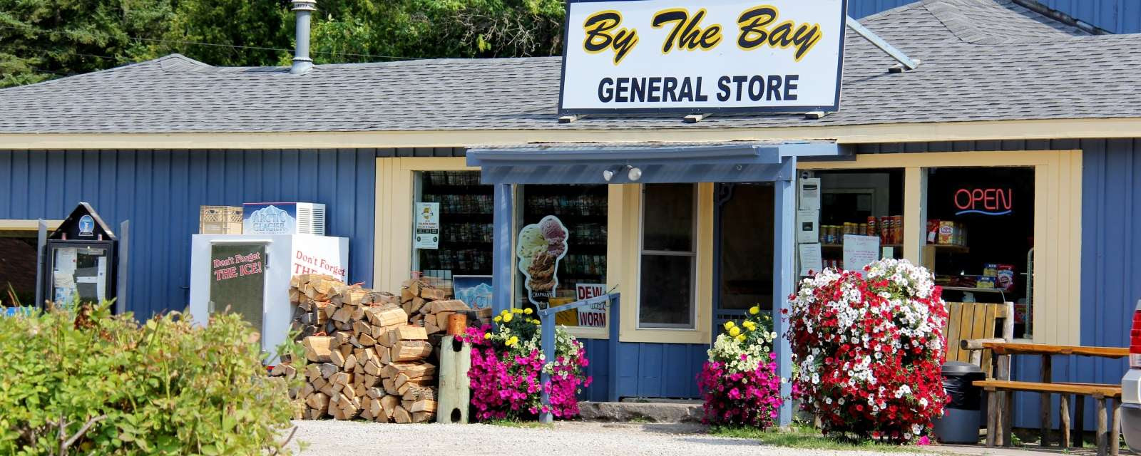 Campground and General Store in Pike Bay, Ontario