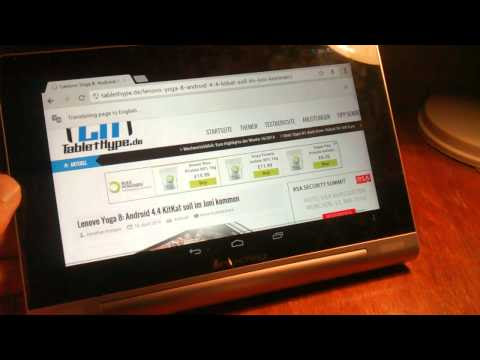 Video How To Upgrade Lenovo Yoga 8 To Kitkat
