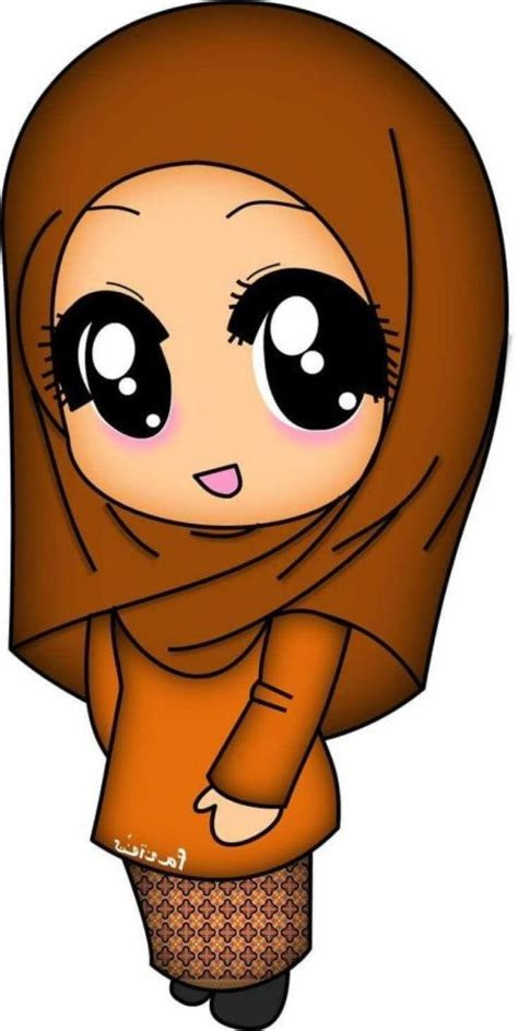 Download sketsa gambar ukuran besar full hd yang belum diwarnai dalam format png, jpg maupun pdf. Gambar Wallpaper Kartun Berhijab Gudang Wallpaper | Pojok