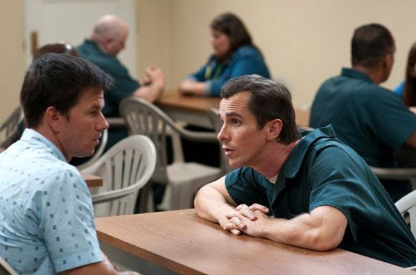 Mark Wahlberg and Christian Bale in THE FIGHTER.