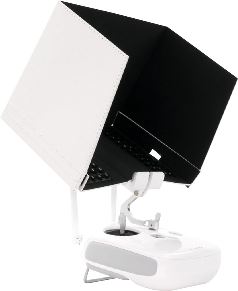 Polarpro - Sunshade Tablet Monitor Hood For Dji Drone Remote Controllers - White