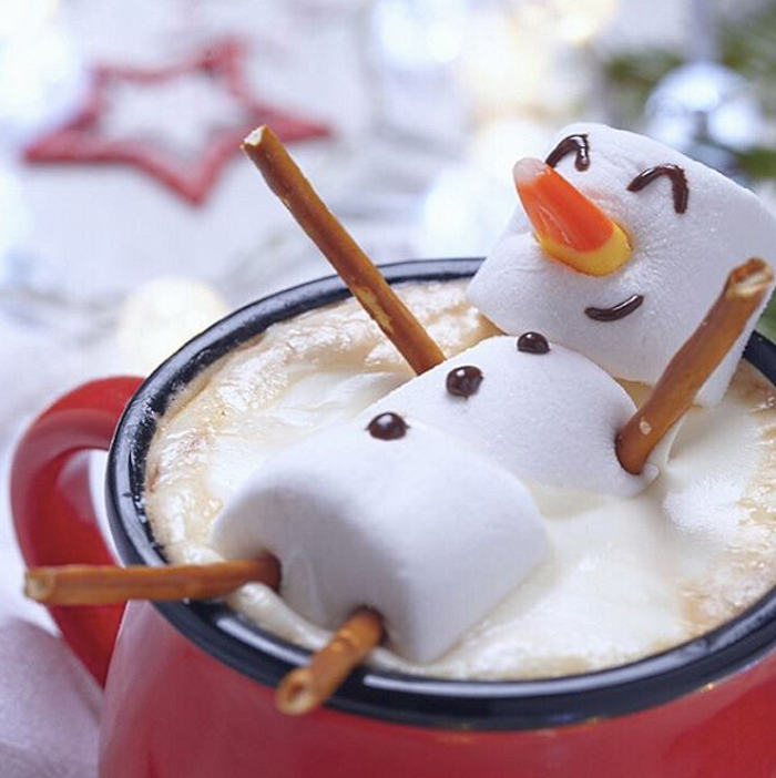 christmas snowman marshmallows