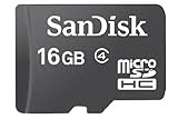Sandisk 16GB MicroSDHC Memory Card, Class 4