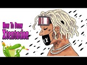 Most Wanted How To Draw and Coloring xxxTentacion grey hair, Video Drawing Hair viral!