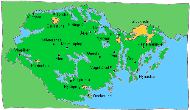 karta sörmland Sörmland