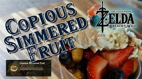 copious simmered fruit cooking   legend  zelda