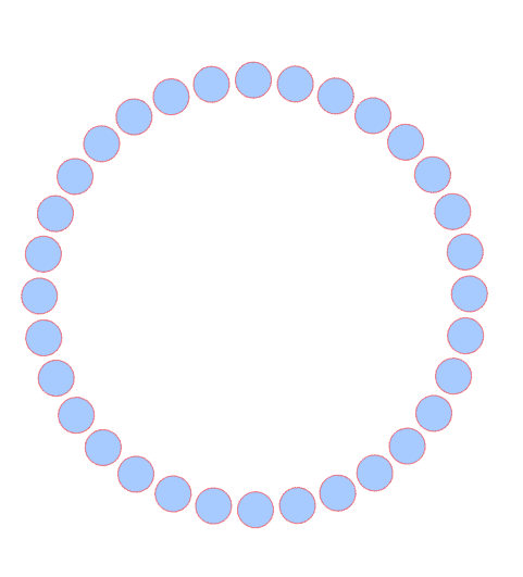 Download Create a Polka Dot Monogram Frame using the Replicate Tool ...