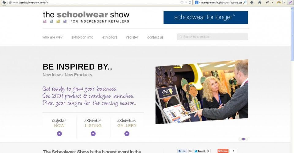 we created a admin section for manage products and exhibitors on ...