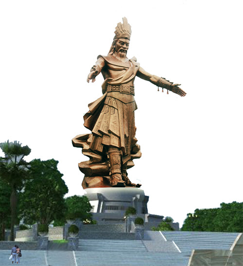 Giỗ tổ Hùng Vương dân thương lập tượng