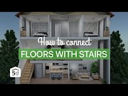 Updated Connecting Floors With Stairs by Planner 5D, Video Beautiful House Design Planner 5D Newest!