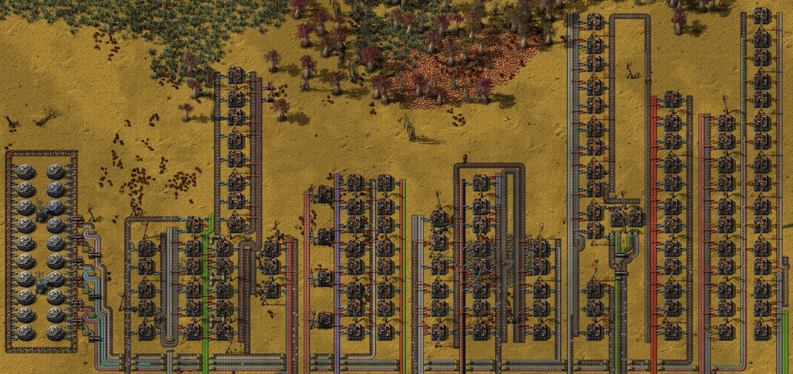0.15 science setup (All 6 types, 1 pack per second) : factorio