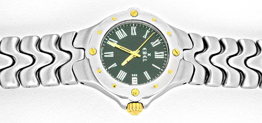 Original-Foto 1, EBEL SPORT-WAVE DAMEN-UHR STAHL-GOLD TOPUHR NEUZUSTAND!
