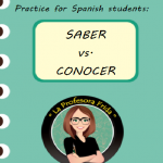 Saber Vs Conocer Spanish Class Activities -