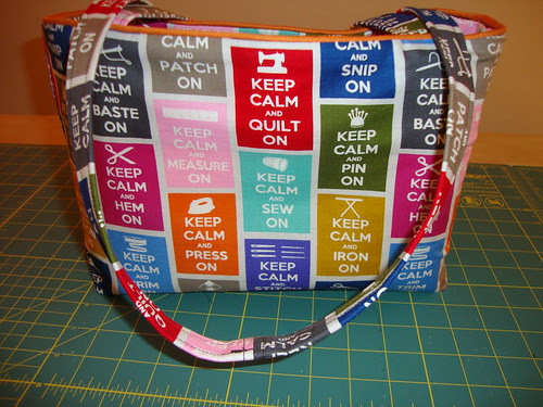 simplicity 8331 Keep Calm bag done!