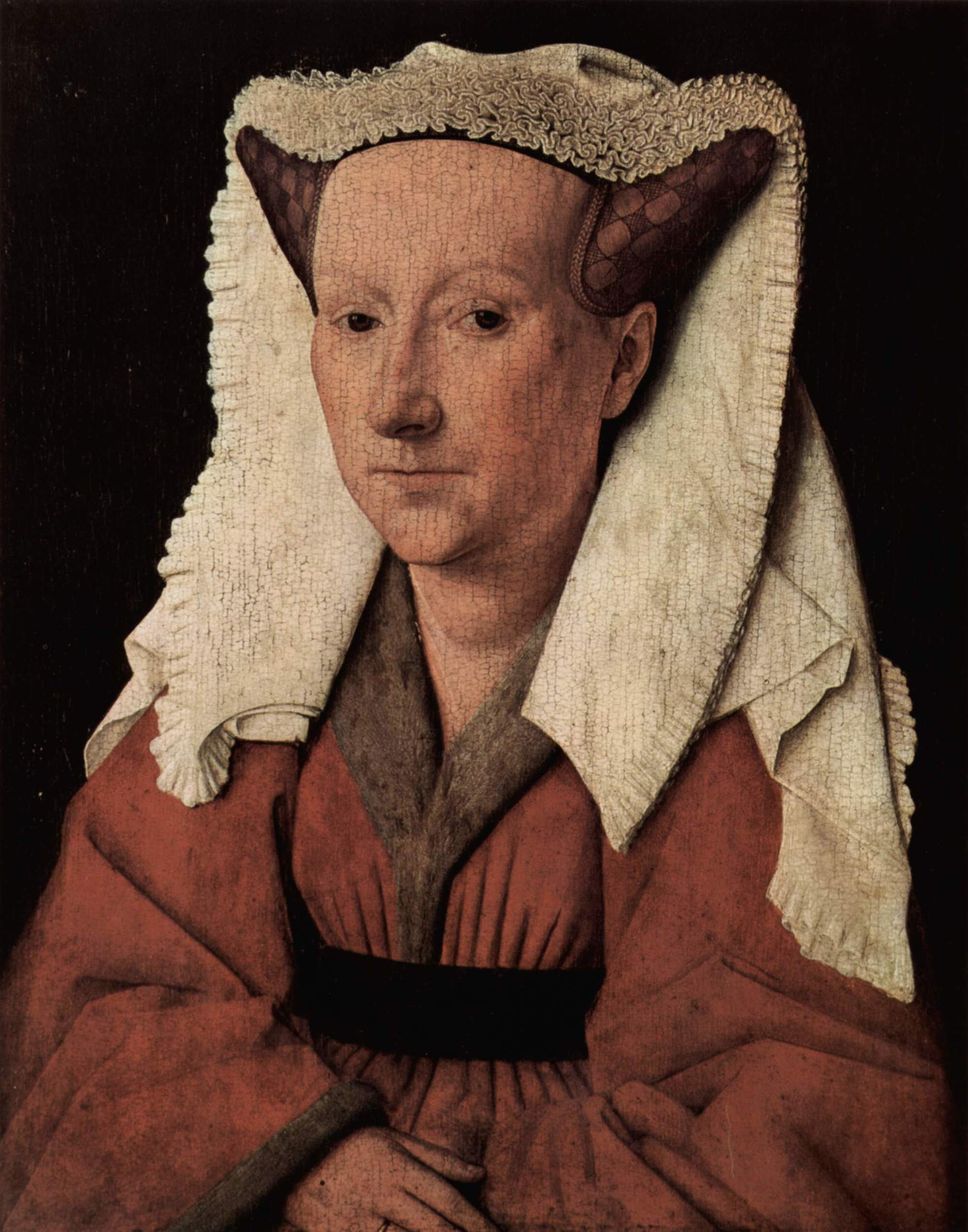 世界のタグ名画 Portrait Of Margaret Van Eyck Deutsch ヤン ファン エイク
