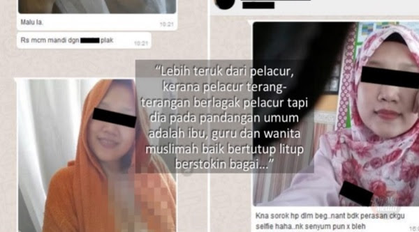 'Lebih HINA Dari Pelacur !'- Isteri Dedah Perbualan 18SX Suaminya Selepas Digoda Oleh Guru Sekolah !