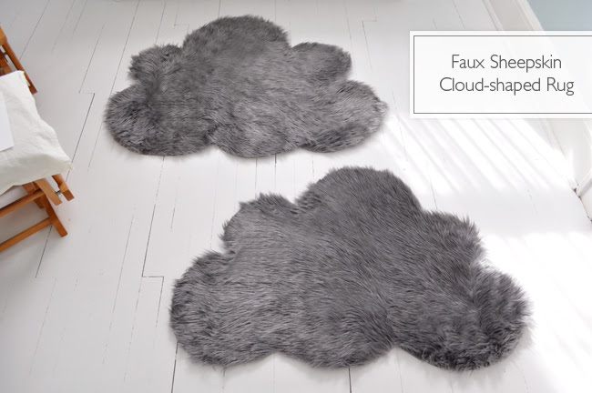 DIY faux sheepskin rug