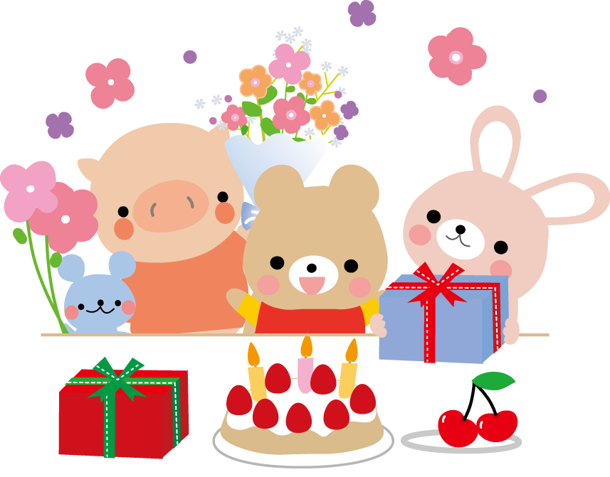 誕生日 バースデー お祝い イラスト 無料素材