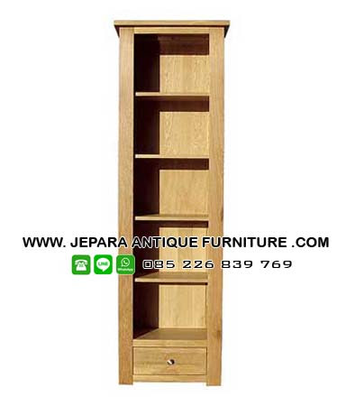  Model  Rak  Buku  Kantor Kayu Jati Terbaru