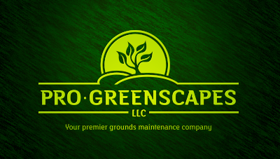logo emblem symbol logotext design for Lawn and landscape company based in Michigan