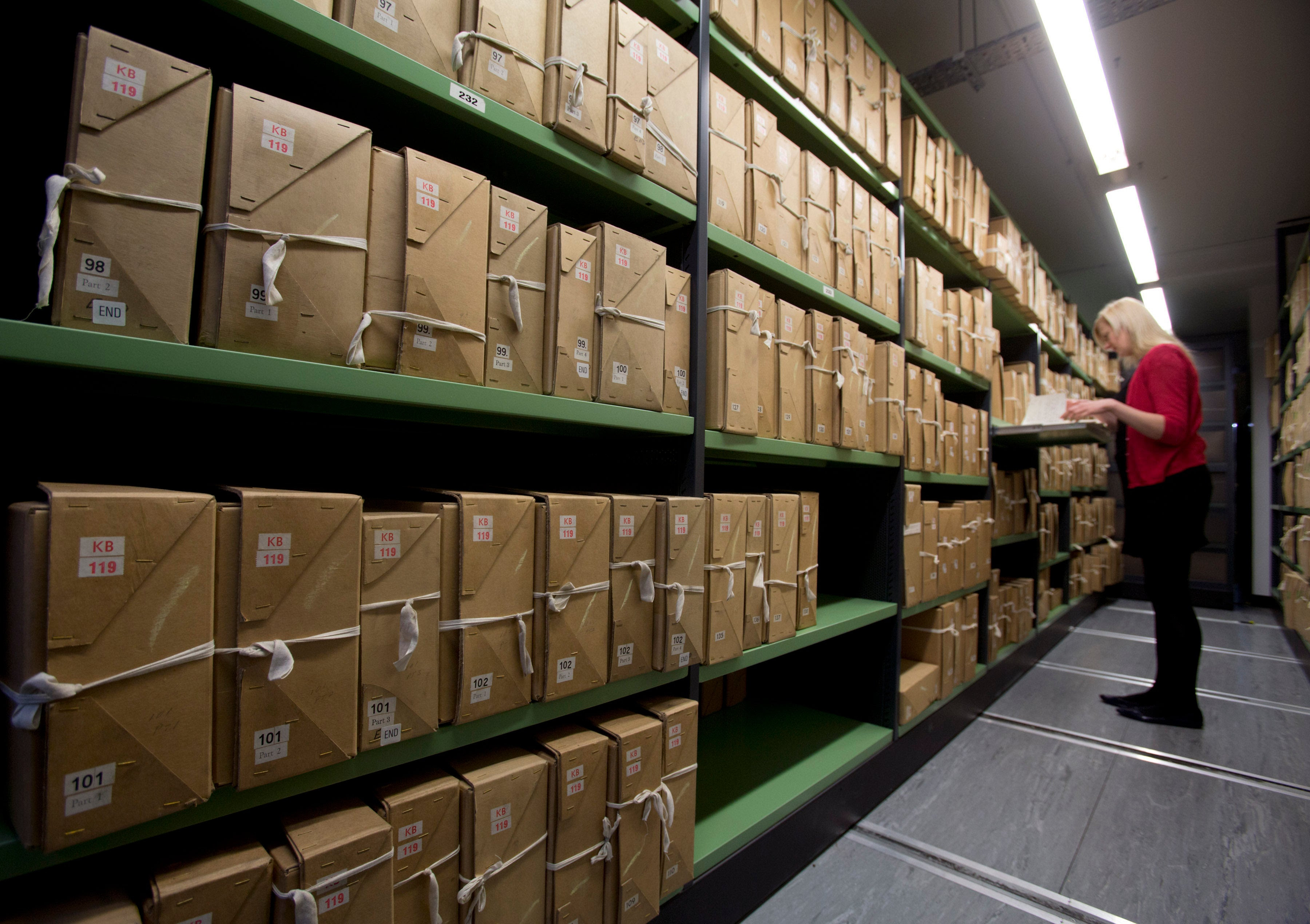 <strong>The National Archives have released hundreds of official files</strong>