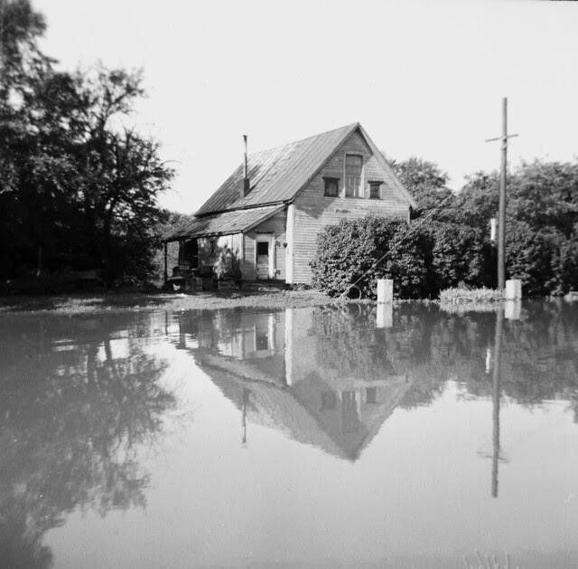 Home on the water,  From a negative scan.