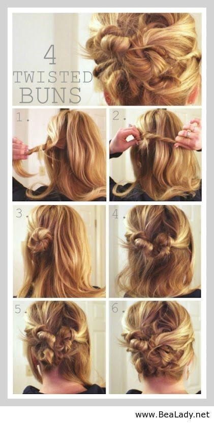 updo hairstyles for long hair step by step