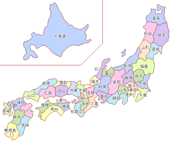 日本地図 かわいい画像かわいい雑貨